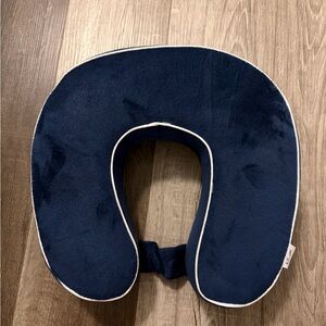 Navy Blue Memory Foam Travel Neck Pillow